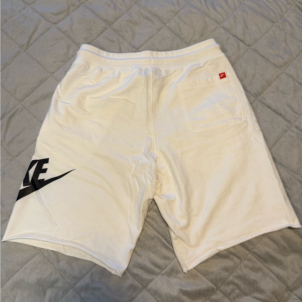 Nike Men's White Athletic Shorts - Picture 2 of 3
